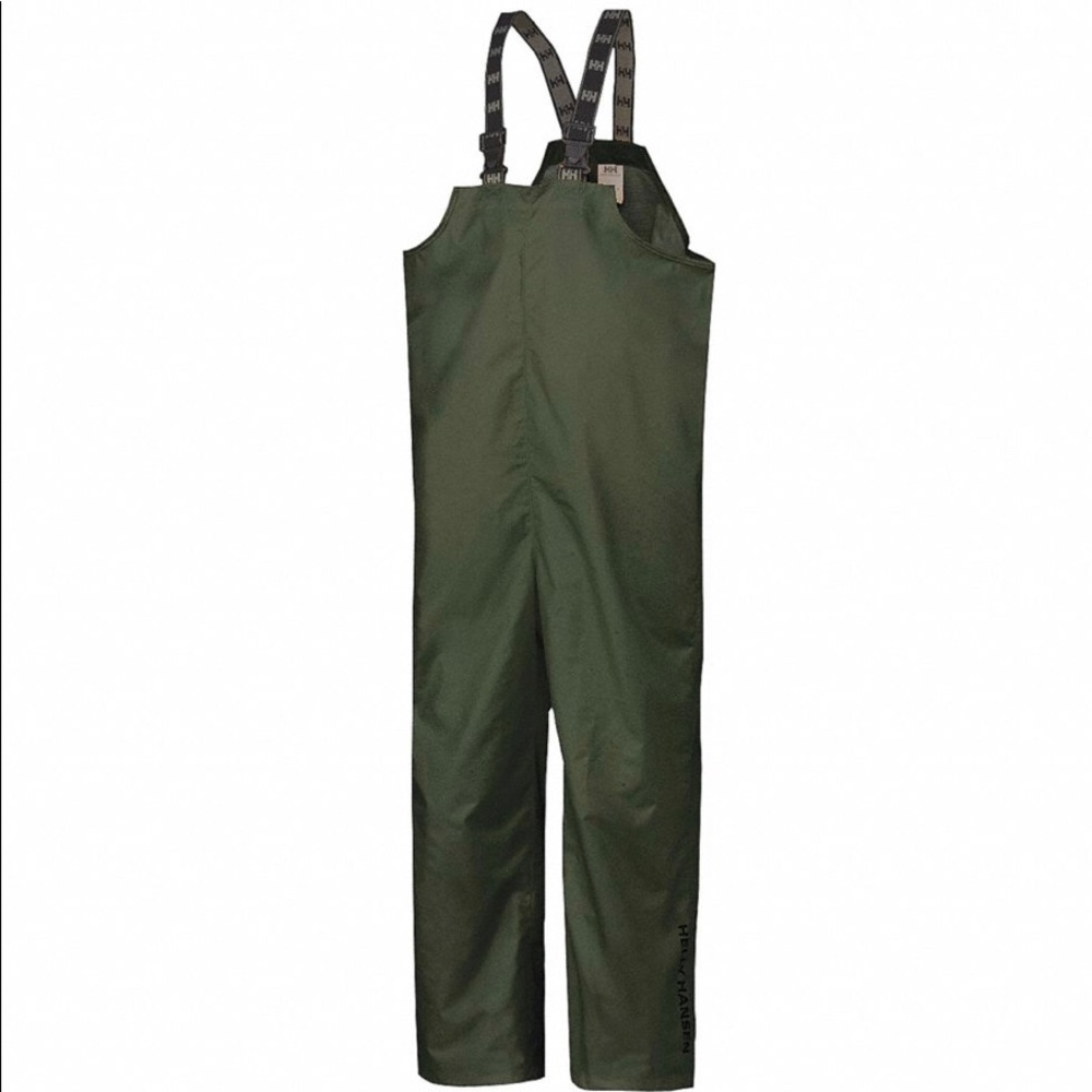 3X Green overall bibs water repellent